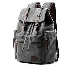 Amazon.co.jp: [SIMRADIA] 帆布 リュック バックパック フラップ